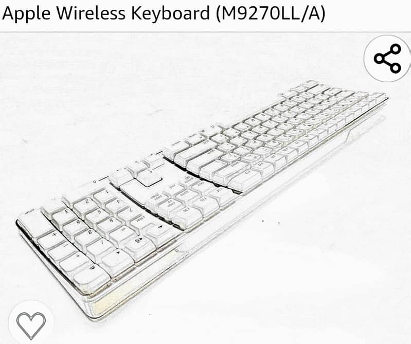 Apple Wireless Keyboard M9270LL/A 2