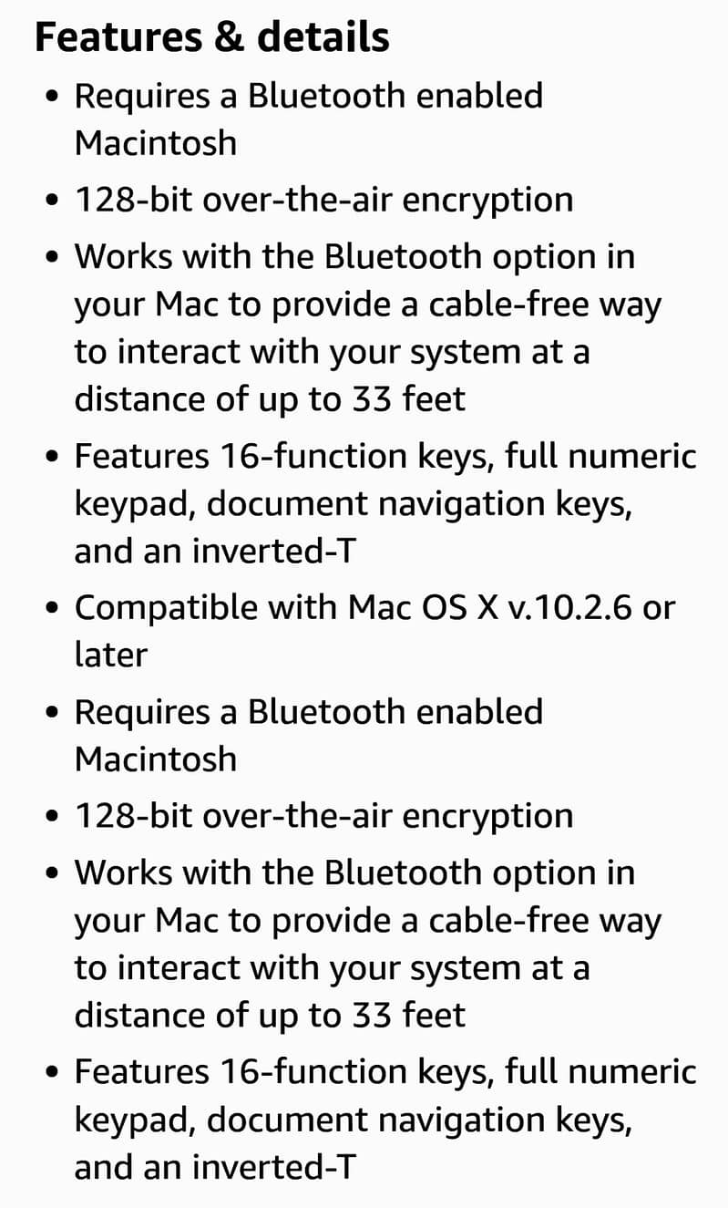 Apple Wireless Keyboard M9270LL/A 4