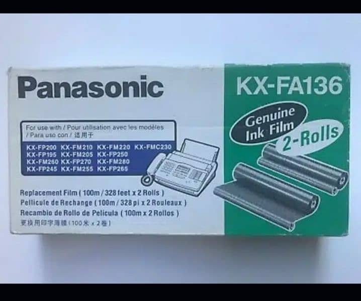 Panasonic Fax FILM Rolls KX-FA55, FA93 & 136 & all models 3