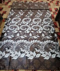 2900 per 1 pair beautiful Silky brown curtain pardey 2 pair. for sale