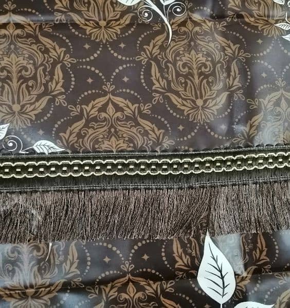 2900 per 1 pair beautiful Silky brown curtain pardey 2 pair. for sale 2