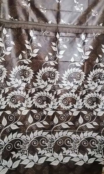 2900 per 1 pair beautiful Silky brown curtain pardey 2 pair. for sale 5