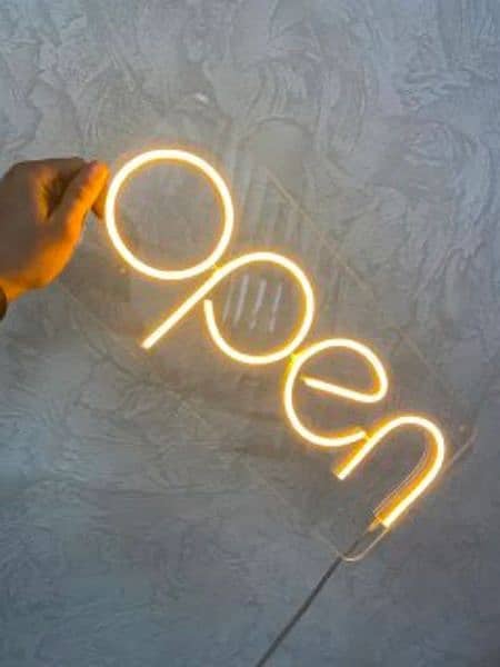 Neon Light Sign Board 14