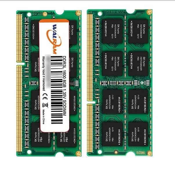 Walram PUSKILL Ram Memory Notebook Memoria Sodimm DDR3L 1.35V 8GB 1600 8