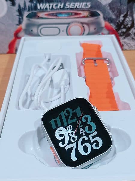 Smartwatch gift Big Display 49MM wireless Eid Offer Free home Delivery 3