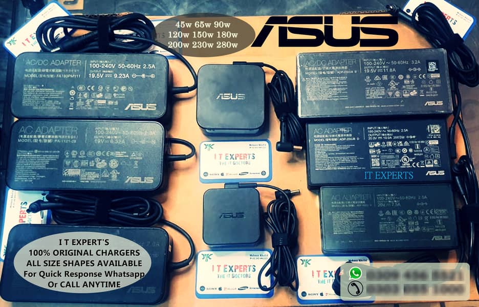 ASUS LAPTOP CHARGER MSI ACER RAZER HP DELL LENOVO MACBOOK & ALL BRAND 8