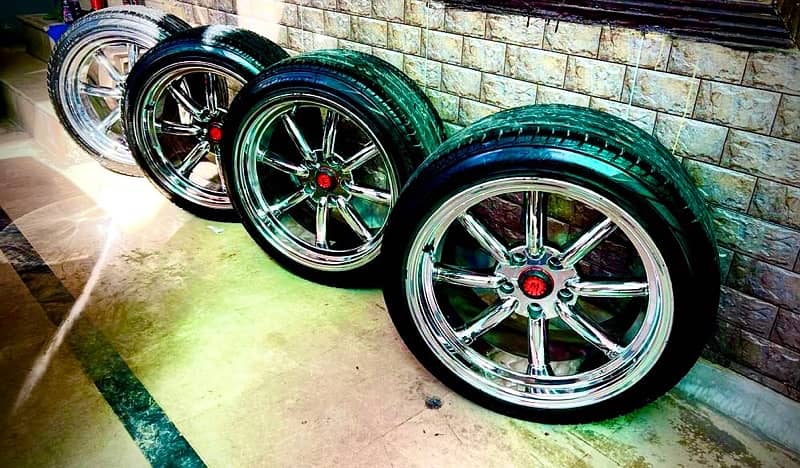 Alloys Rims with Tyres 1