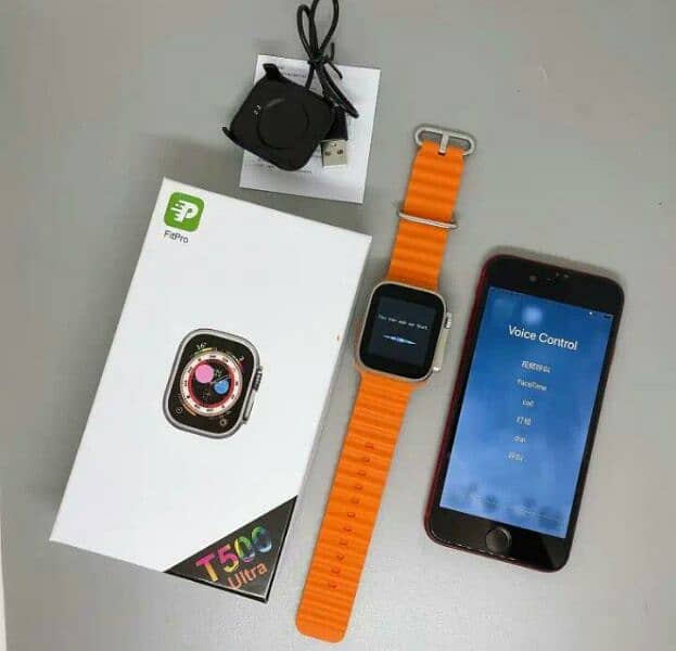 T 500 ultra plus smart watch 0