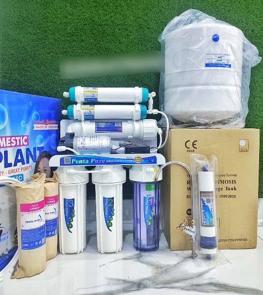 8 STAGE 150GPD HEAVY FLOW TAIWAN RO PLANT PENTAPURE RO WATER FILTER 1