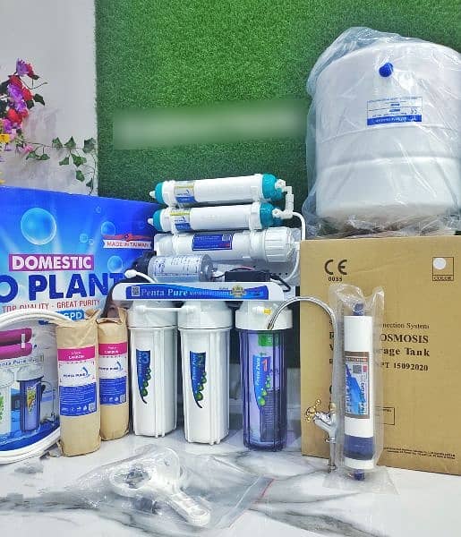 8 STAGE 150GPD HEAVY FLOW TAIWAN RO PLANT PENTAPURE RO WATER FILTER 3