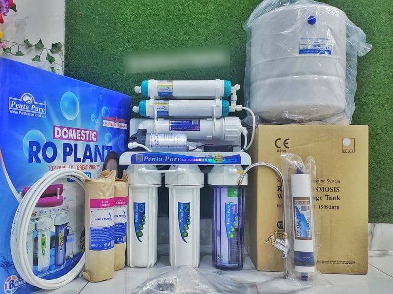 8 STAGE 150GPD HEAVY FLOW TAIWAN RO PLANT PENTAPURE RO WATER FILTER 4