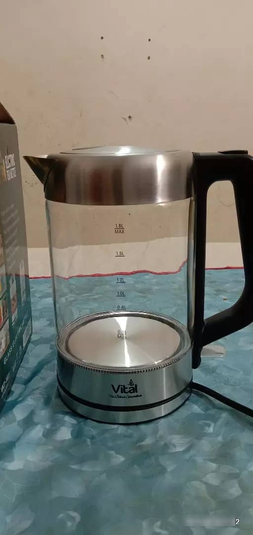 Vital Glass Electric Kettle 1.8 liter 5