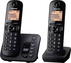 Cordless  Twin Handset Panasonic landline phone set , Telephone set 0