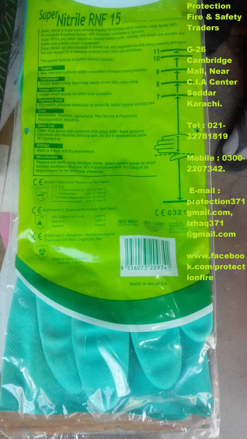 Nitrile Rubber Gloves RNF 15 ISO-9001 Malaysia 1