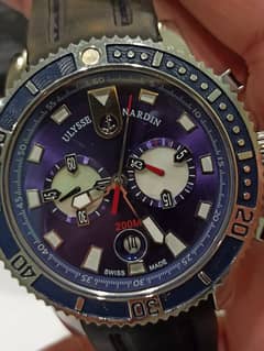 ulysse Nardin maxi marine Diver chronograph watch 0