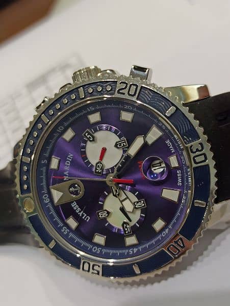 ulysse Nardin maxi marine Diver chronograph watch 1