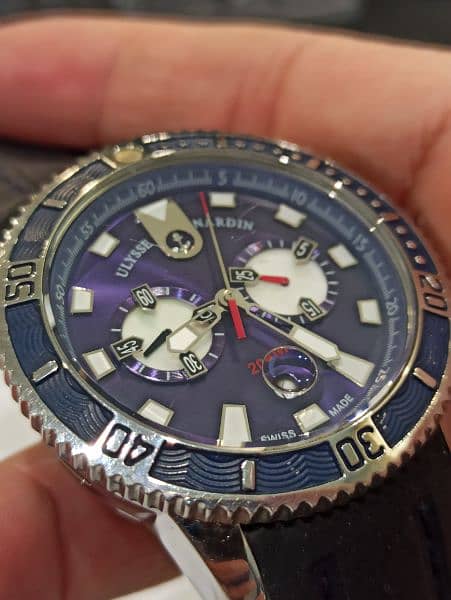 ulysse Nardin maxi marine Diver chronograph watch 6