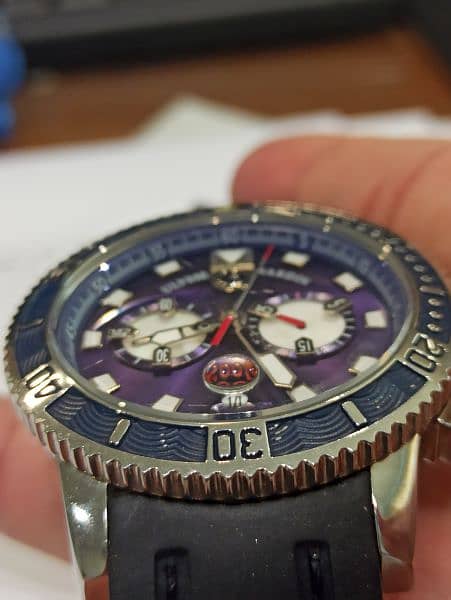 ulysse Nardin maxi marine Diver chronograph watch 10