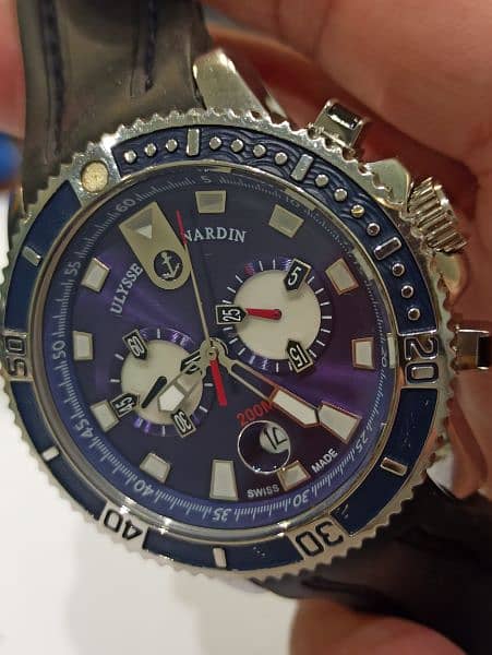 ulysse Nardin maxi marine Diver chronograph watch 11