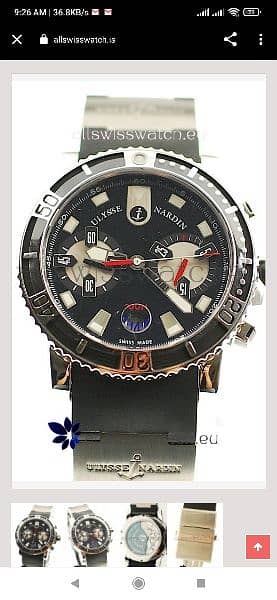 ulysse Nardin maxi marine Diver chronograph watch 14