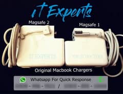Apple Macbook Air , Pro All Series Original Charger Magsafe 1 , 2