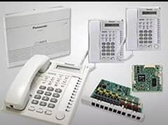 PABX PANASONIC 4 16 TELEPHONE EXCHANGE  PTCL INTERCOM PHONE EXTENSION 0