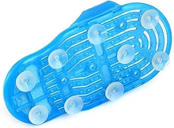 Plastic Bathroom Shoes Pumice Stone Foot Scrubber Shower Brush Massage 3
