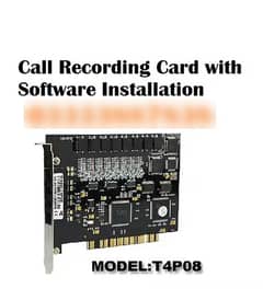 Voice Recording Card for Telephone calls Recording