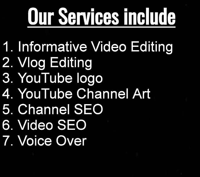 Video Editing Services 1