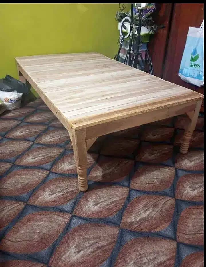 takhat/wooden takhat/takhat bed sale in karachi/bench /wooden table 4