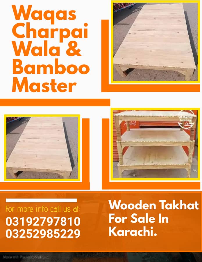 takhat/wooden takhat/takhat bed sale in karachi/bench /wooden table 2