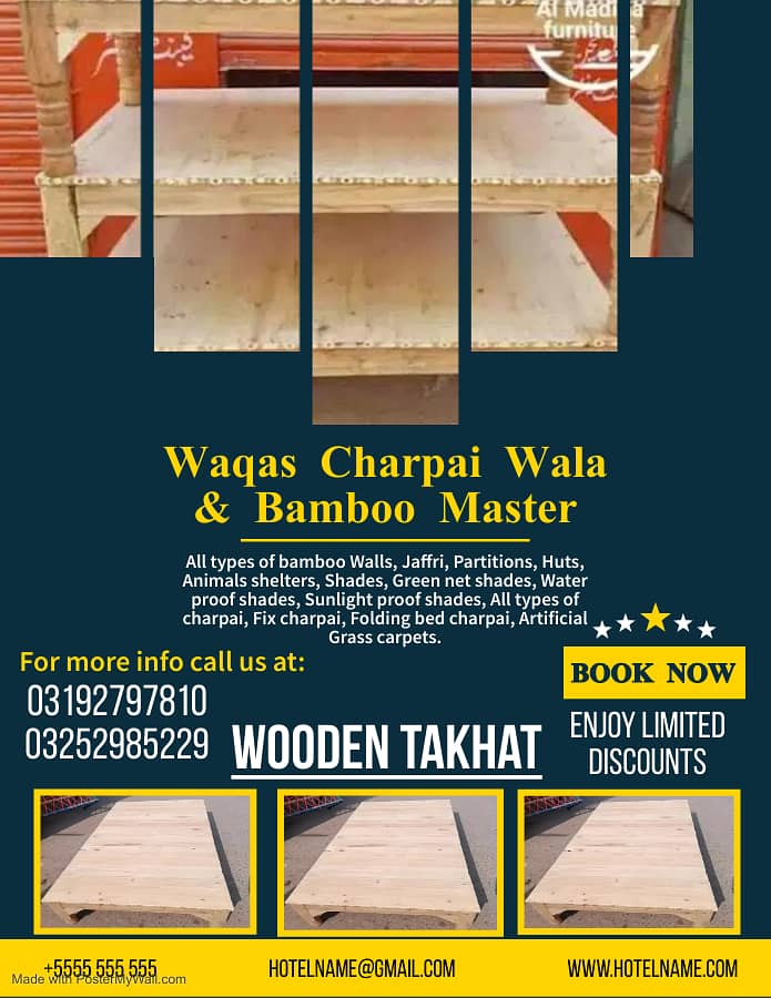 takhat/wooden takhat/takhat bed sale in karachi/bench /wooden table 5