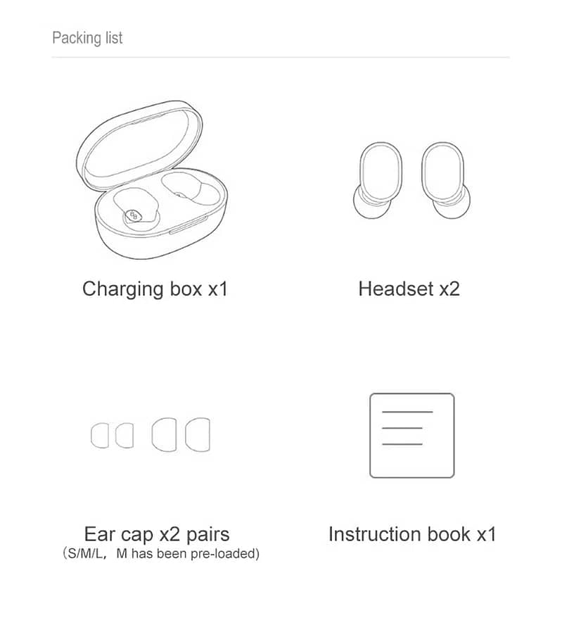 Redmi Airdots 2 Wireless Earbuds/Earphones/Handfree 4