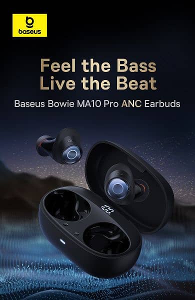 Baseus H1 Bowie Noise-Cancelling Wireless Headphone. 15