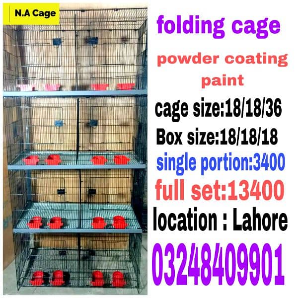 Cage/ Birds cages/ Box factory Available 5
