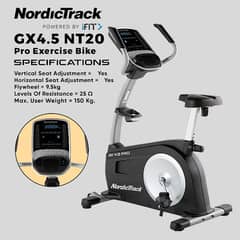 nordictrack usa exercise bike gym and fitness machine
