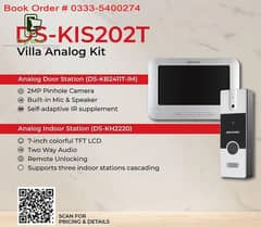 Hikvision Ds-kis202t Intercom Analog Kit Video Door Phone