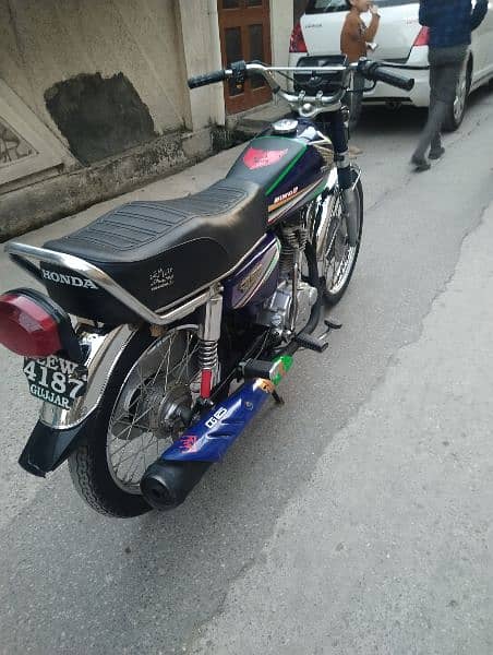 Honda CG 125 2014 Blue Edition limited 5