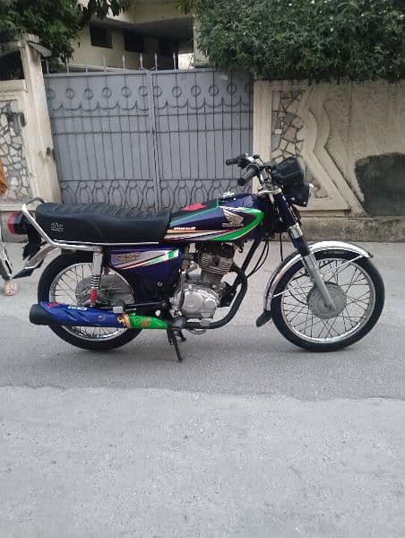 Honda CG 125 2014 Blue Edition limited 6