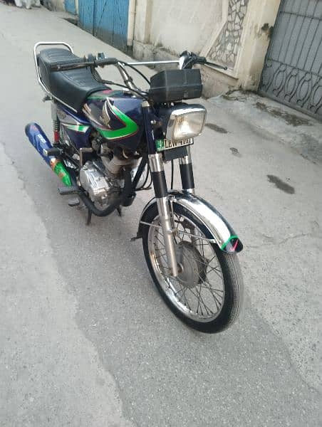 Honda CG 125 2014 Blue Edition limited 7