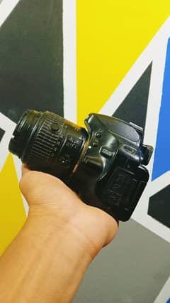 Nikon d5100 with 18-55 and 50 mm lens