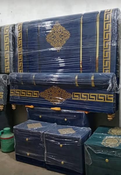 Bed set/king size/Bed/Luxury bed/Turkish bed/Double bed/poshish bed 2