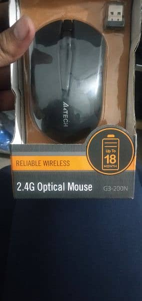A4TECH Optical Wireless Mouse 6