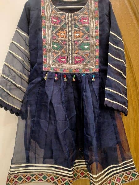 Blue and frozi colours frock for sale 0