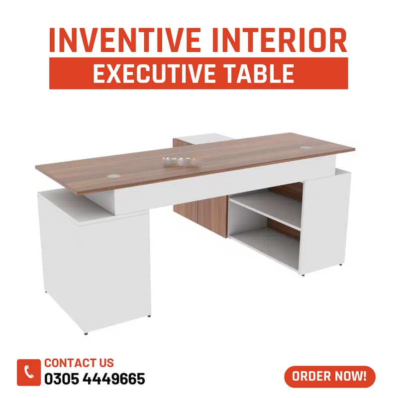 Executive Table, office desk 2