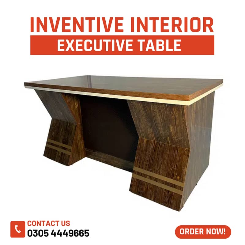 Executive Table, office desk 3