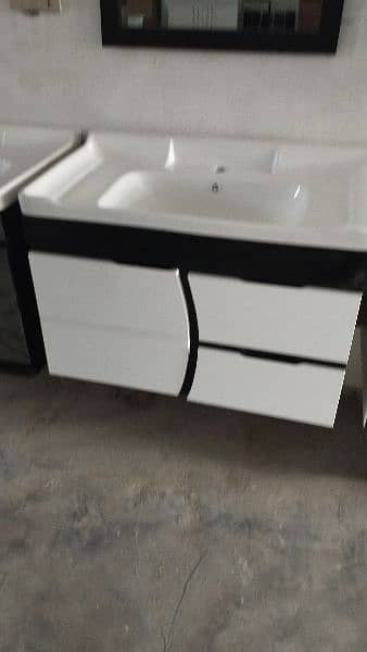 Bathroom vanity pvc 32 inch/ ceramic bathroom vanity/ 2