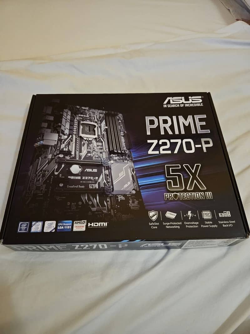 Gaming Package 7th Gen Intel® Core i7-7700 ASUS PRIME Z270-P 8Gb