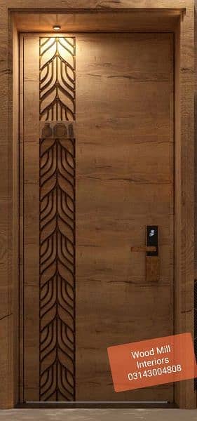 Engineered Wood Doors / Ash Veneered MDF Doors 2