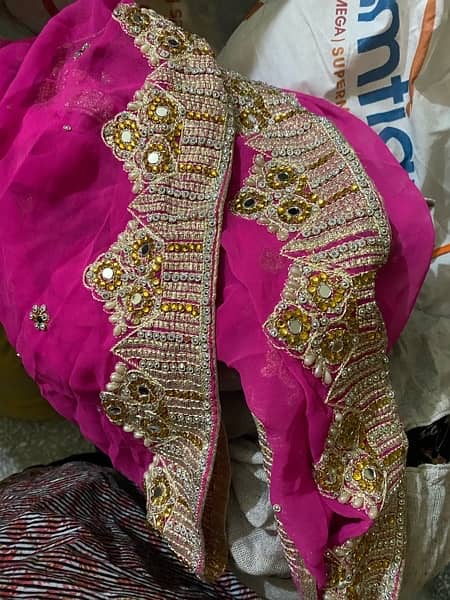 hand made kora dabka with stone work saree and also net maxi 3
